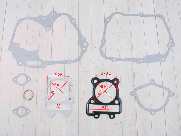 Набор прокладок (полный) 160FMJ YX150 (W150-2) 150см3 X-TECH pitbikemarket.ru