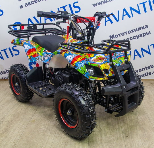Детский квадроцикл ATV Classic 800w электрический Красный (хип-хоп) pitbikemarket.ru