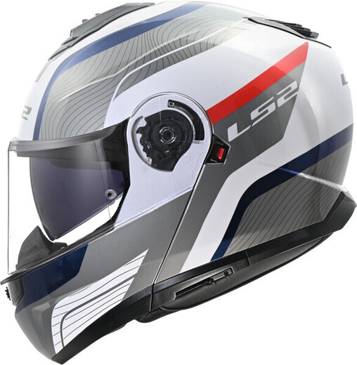 Шлем LS2 FF908 STROBE 2 MONZA White Blue Red S pitbikemarket.ru